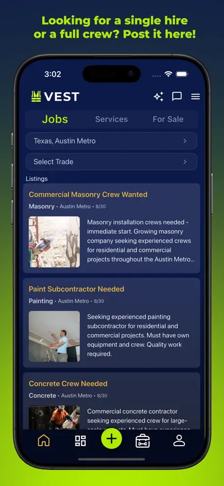 Vest Social App Screenshot 1